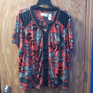 Plus size dress blouse